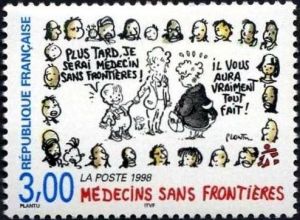 timbre N° 3205, Médecins sans frontières