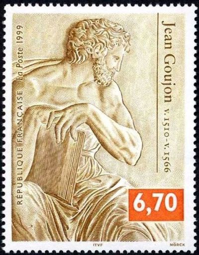 timbre N° 3222, Jean Goujon architecte et sculpteur