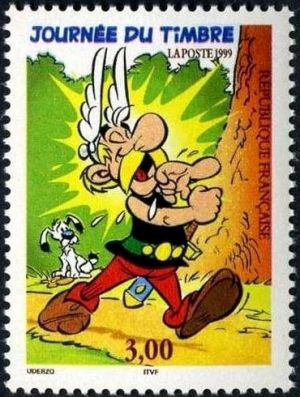  Journée du timbre, Astérix, bande dessinée créée par René Goscinny et dessinée par Albert Uderzo 