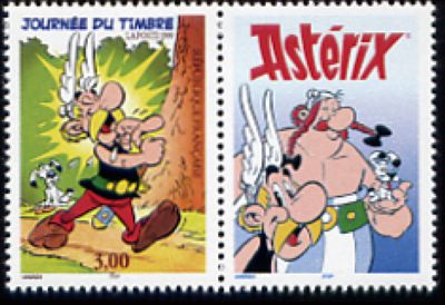  Journée du timbre, Astérix, bande dessinée créée par René Goscinny et dessinée par Albert Uderzo 