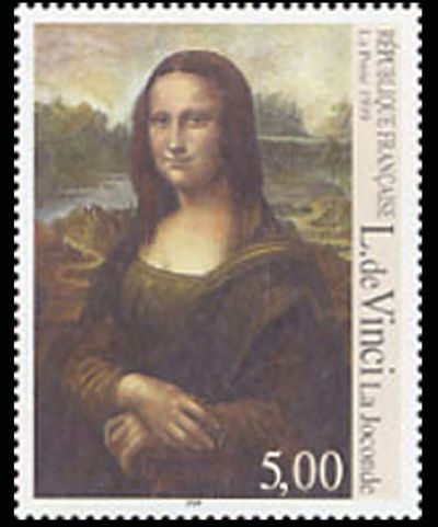 timbre N° 3235, Léonard de Vinci - La Joconde - PhilexFrance 99