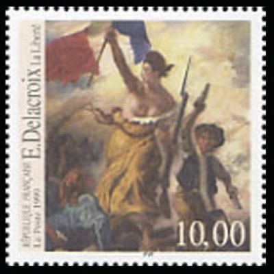 timbre N° 3236, « La Liberté guidant le peuple » PhilexFrance 99 - tableau de Eugène Delacroix -