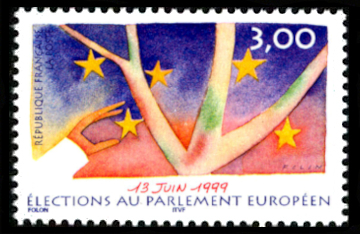 timbre N° 3237, Élections au parlement européen