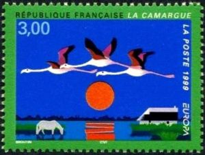 timbre N° 3240, Europa, La Camargue