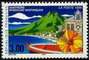 timbre N° 3244, Saint-Pierre patrimoine martiniquais