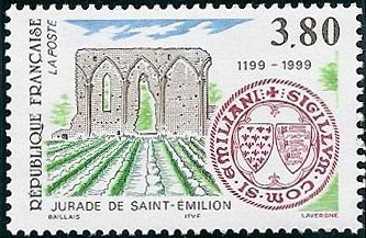 timbre N° 3251, 800 ans de la Jurade de Saint Émilion