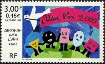 timbre N° 3260, Dessine moi l'an 2000