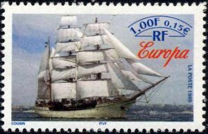 timbre N° 3277, Armada du siècle Rouen 1999 - Europa