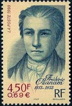 timbre N° 3281, Antoine-Frédéric Ozanam  (1813-1853) historien