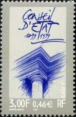 timbre N° 3293, Bicentenaire du conseil d'état