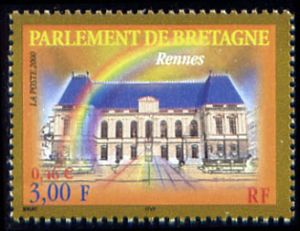 timbre N° 3307, Le parlement de Bretagne (Rennes)