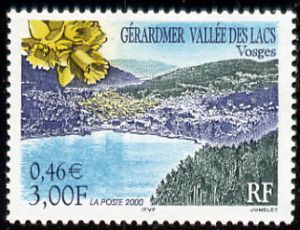 timbre N° 3311, Gérardmer, Vallée des lacs (Vosges)