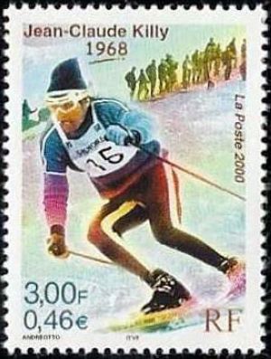  Jean-Claude Killy (3 médailles d'or aux jeux olympiques de Grenoble en 1968) 