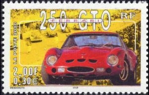timbre N° 3326, Collection jeunesse - Série voitures anciennes - Ferrari 250 GTO