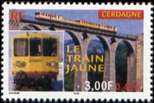 timbre N° 3338, Le train jaune de Cerdagne