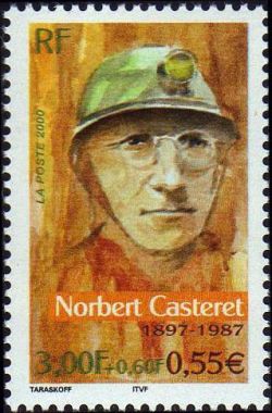 timbre N° 3347, Les grands aventuriers français - Norbert Casteret 1897-1987