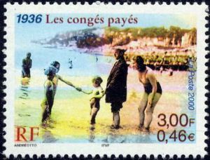 timbre N° 3352, Le siècle au fil du timbre : 1936 : Les congés payés