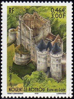 timbre N° 3386, Nogent-le-Rotrou (Eure et Loire)