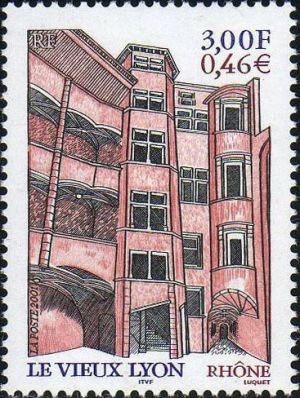 timbre N° 3390, Le vieux Lyon