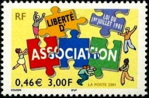 timbre N° 3404, Centenaire de la loi 1901 sur la liberté d'association