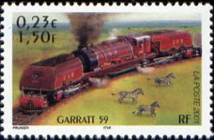 timbre N° 3409, Les légendes du rail : locomotive Garratt 59