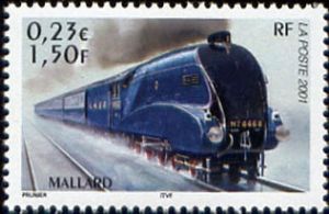 timbre N° 3411, Les légendes du rail : locomotive Mallard