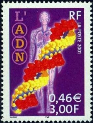 Le siècle au fil du timbre : Sciences, L'ADN