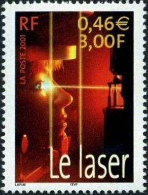 Le siècle au fil du timbre : Sciences, Le laser