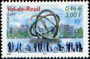 timbre N° 3427, Val-de-Reuil (Eure)