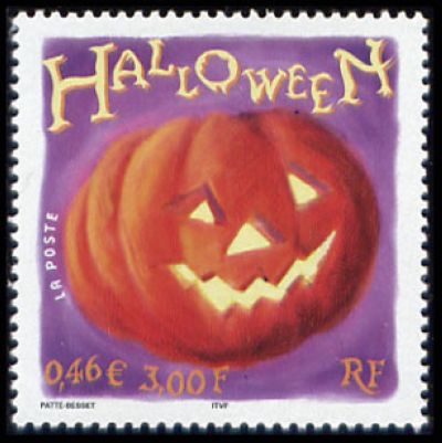 timbre N° 3428, Halloween