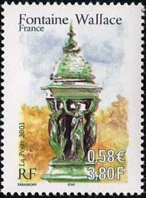 timbre N° 3442, Fontaine Wallace (France)