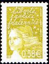  Marianne du 14 Juillet 0,58 € jaune 