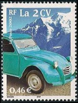 timbre N° 3474, Le siècle au fil du timbre les Transports, la 2 CV