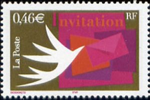 timbre N° 3479, Timbre pour invitation