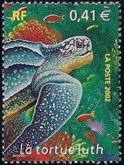 timbre N° 3485, Faune marine : La tortue luth