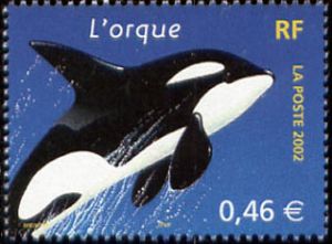 timbre N° 3487, Faune marine : L'orque