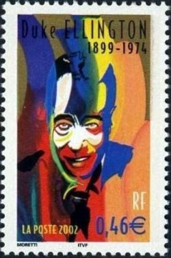 timbre N° 3502, Grands interprètes de jazz, Duke Ellington 1899-1974