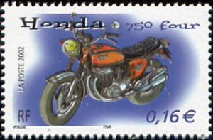 timbre N° 3508, Série motos, Honda 750 four
