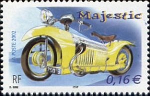 timbre N° 3510, Série motos, Majestic