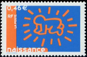 timbre N° 3541, Timbre pour naissance