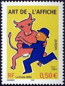 timbre N° 3556, Europa L'Art de l'affiche