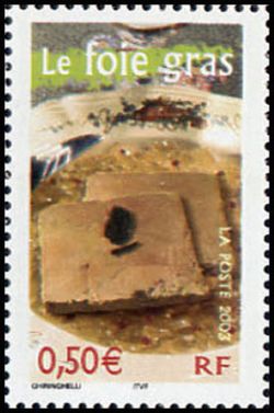timbre N° 3563, La France à vivre, Le foie gras