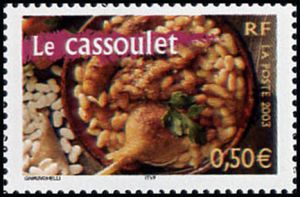 timbre N° 3567, La France à vivre, Le Cassoulet