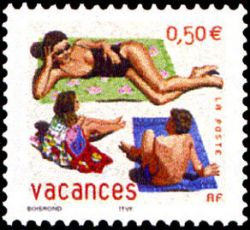 timbre N° 3577, Timbre pour vacances