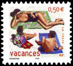 timbre N° 3578, Timbre pour vacances