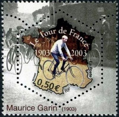 timbre N° 3582, Centenaire du tour de France Maurice Garin 1903