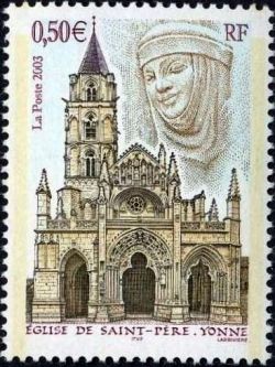 timbre N° 3586, Eglise de Saint-Père (Yonne)