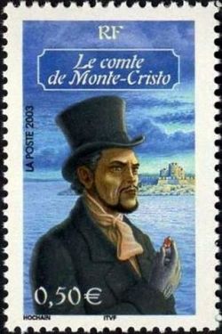 timbre N° 3592, Personnages célèbres de la littérature française, Le Comte de Monte-Cristo