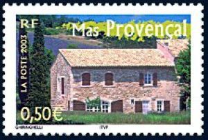 timbre N° 3600, La France à voir, Mas provençal