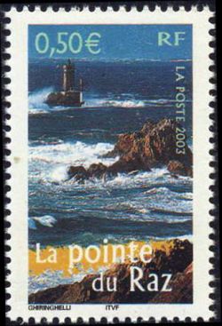timbre N° 3601, La France à voir, La pointe du Raz